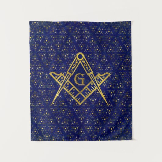 Freemasonry-symbool Square and Compass Wandkleed (Voorkant)