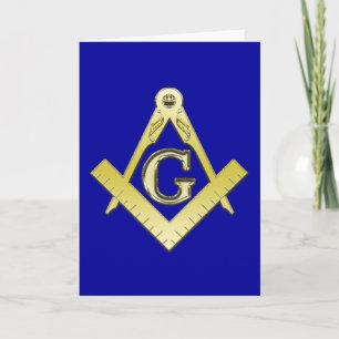 Freemasonry-symboolkaart Kaart