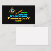 Freemasonry Visitekaartje (Voorkant / Achterkant)