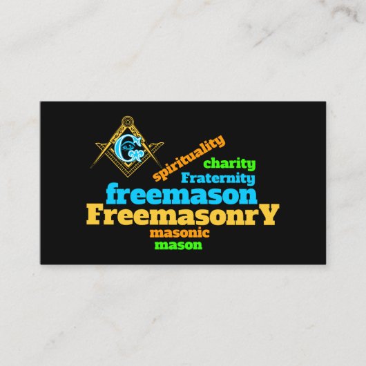 Freemasonry Visitekaartje (Voorkant)