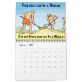 Freemasons Calendar Kalender (Feb 2027)