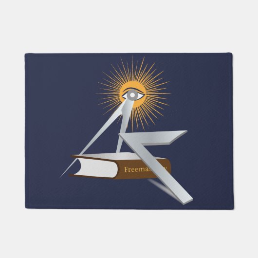 Freemasonsymbolen Deurmat (Voorkant)