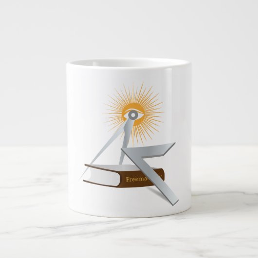 Freemasonsymbolen Grote Koffiekop (Voorkant)