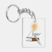 Freemasonsymbolen Sleutelhanger (Voorkant Links)