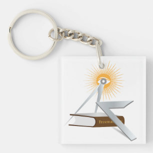 Freemasonsymbolen Sleutelhanger