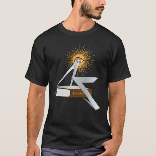 Freemasonsymbolen T-shirt (Voorkant)