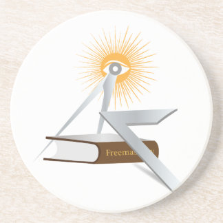 Freemasonsymbolen Zandsteen Onderzetter
