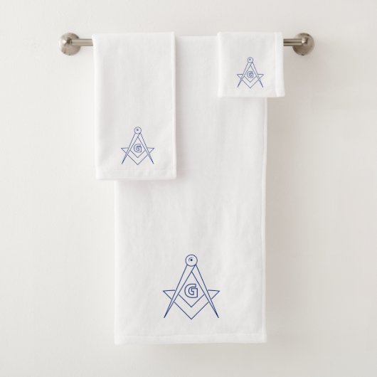 Freemasonsymbool Bad Handdoek (Insitu)