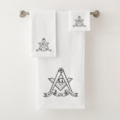 Freemasonsymbool Bad Handdoek (Insitu)