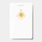 Freemasonsymbool Badge (Achterkant)