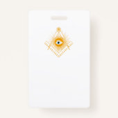Freemasonsymbool Badge (Voorkant)