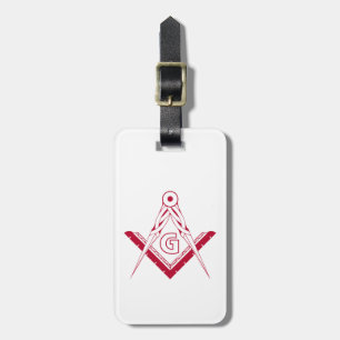 Freemasonsymbool Bagagelabel