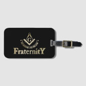 Freemasonsymbool Bagagelabel (Voorkant (horizontaal))