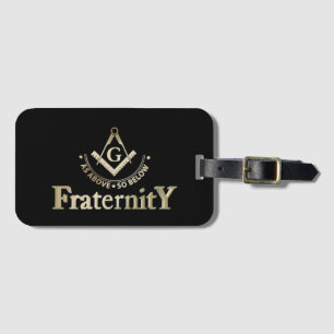 Freemasonsymbool Bagagelabel