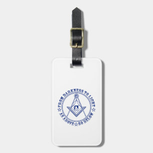 Freemasonsymbool Bagagelabel