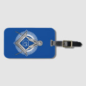 Freemasonsymbool Bagagelabel (Voorkant (horizontaal))
