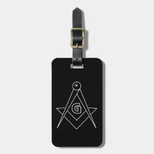 Freemasonsymbool Bagagelabel