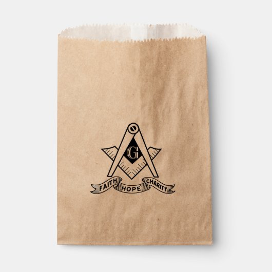 Freemasonsymbool Bedankzakje (Voorkant)