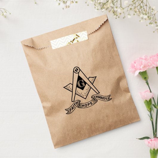 Freemasonsymbool Bedankzakje (Gezegeld)