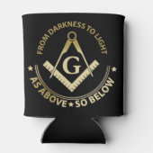 Freemasonsymbool Blikjeskoeler (Achterkant)