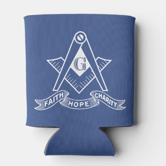 Freemasonsymbool Blikjeskoeler (Achterkant)