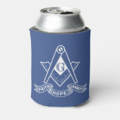 Freemasonsymbool Blikjeskoeler (Blikje Achterkant)