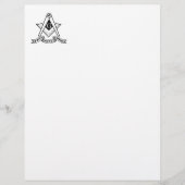 Freemasonsymbool Briefhoofd (Voorkant)