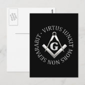 Freemasonsymbool Briefkaart (Voorkant / Achterkant)