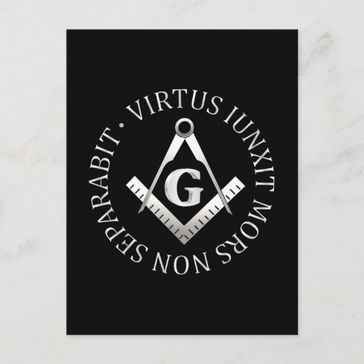 Freemasonsymbool Briefkaart (Voorkant)