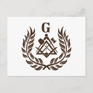 Freemasonsymbool Briefkaart