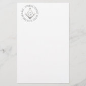 Freemasonsymbool Briefpapier (Voorkant)