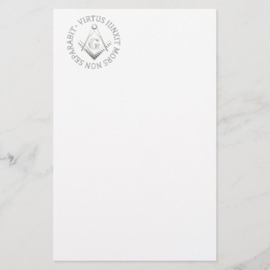 Freemasonsymbool Briefpapier (Voorkant)