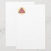 Freemasonsymbool Briefpapier (Voorkant / Achterkant)