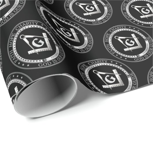 Freemasonsymbool Cadeaupapier (Rol Hoek)