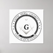 Freemasonsymbool Canvas Afdruk (Voorkant)