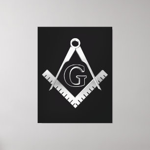 Freemasonsymbool Canvas Afdruk