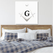 Freemasonsymbool Canvas Afdruk (Insitu (Slaapkamer))