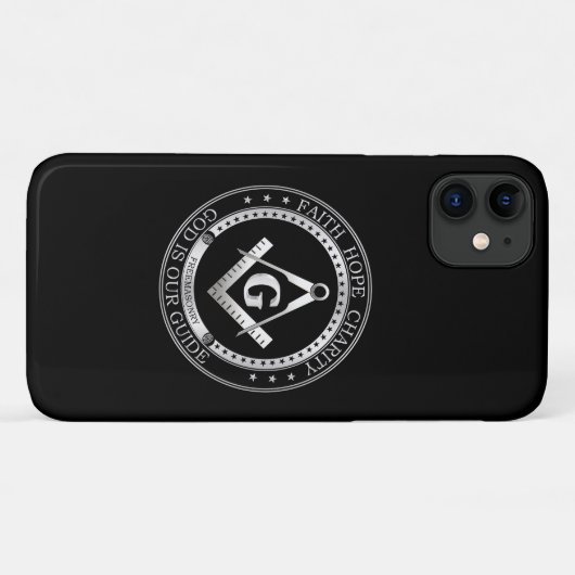 Freemasonsymbool Case-Mate iPhone Case (Achterkant (horizontaal))