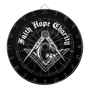 Freemasonsymbool Dartbord