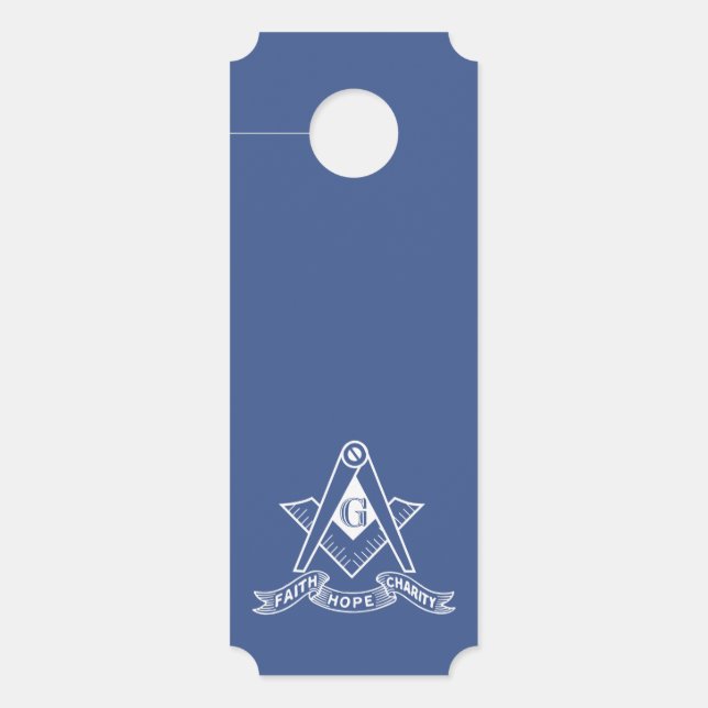 Freemasonsymbool Deurhanger (Voorkant)