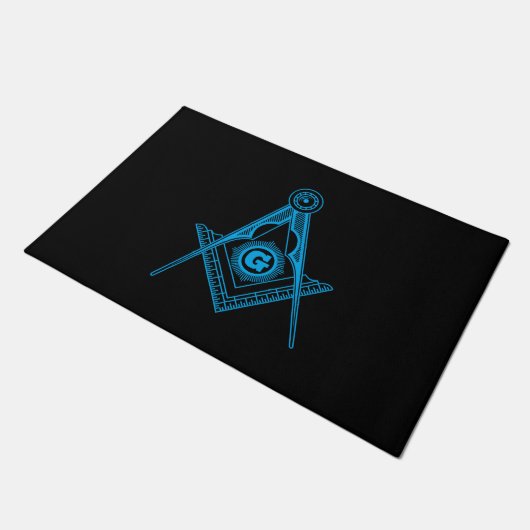 Freemasonsymbool Deurmat (Schuin)