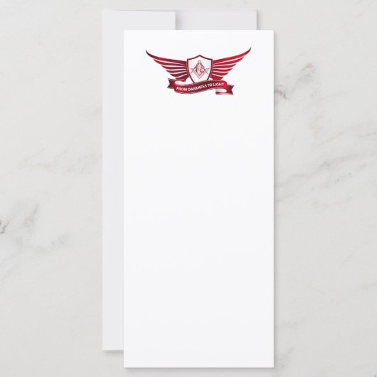 Freemasonsymbool en afscherming (Voorkant)