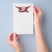 Freemasonsymbool en afscherming flyer (Hand)