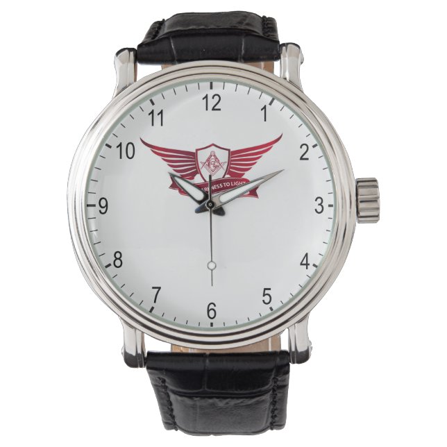 Freemasonsymbool en afscherming horloge (Voorkant)