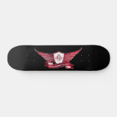 Freemasonsymbool en afscherming persoonlijk skateboard (Horizontaal)