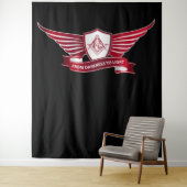 Freemasonsymbool en afscherming wandkleed (In situ)