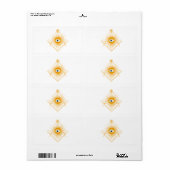 Freemasonsymbool Etiket (Full Sheet)