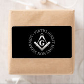 Freemasonsymbool Etiket (Insitu)