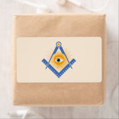 Freemasonsymbool Etiket (Insitu)