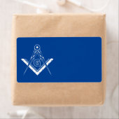 Freemasonsymbool Etiket (Insitu)